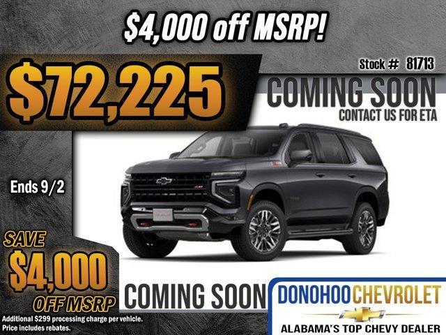new 2025 Chevrolet Tahoe car, priced at $72,225
