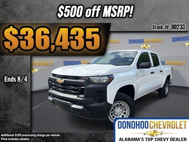 new 2025 Chevrolet Colorado car, priced at $36,435