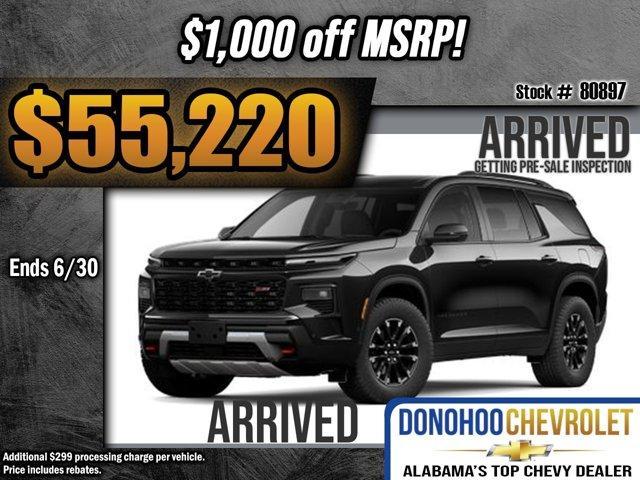new 2025 Chevrolet Traverse car, priced at $55,220