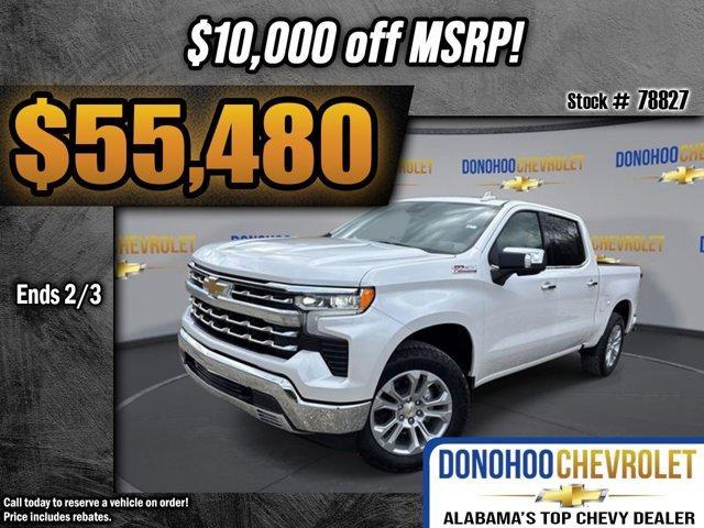 new 2025 Chevrolet Silverado 1500 car, priced at $55,480