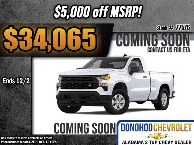 new 2025 Chevrolet Silverado 1500 car, priced at $34,065