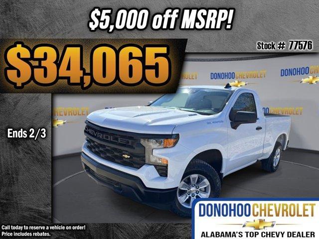 new 2025 Chevrolet Silverado 1500 car, priced at $34,065