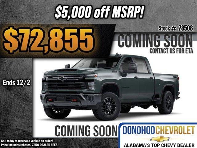 new 2025 Chevrolet Silverado 2500 car, priced at $72,855