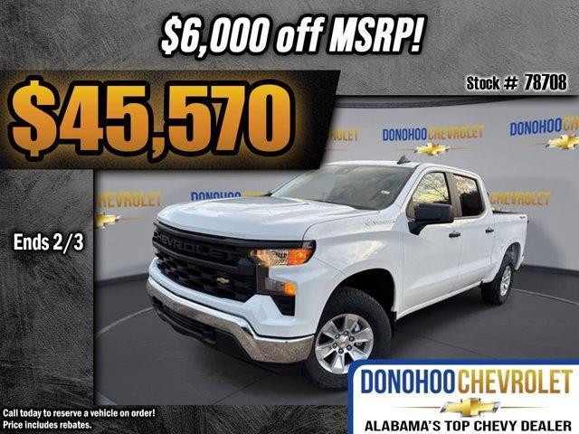 new 2025 Chevrolet Silverado 1500 car, priced at $45,570