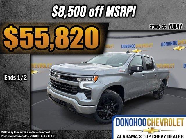 new 2025 Chevrolet Silverado 1500 car, priced at $55,820