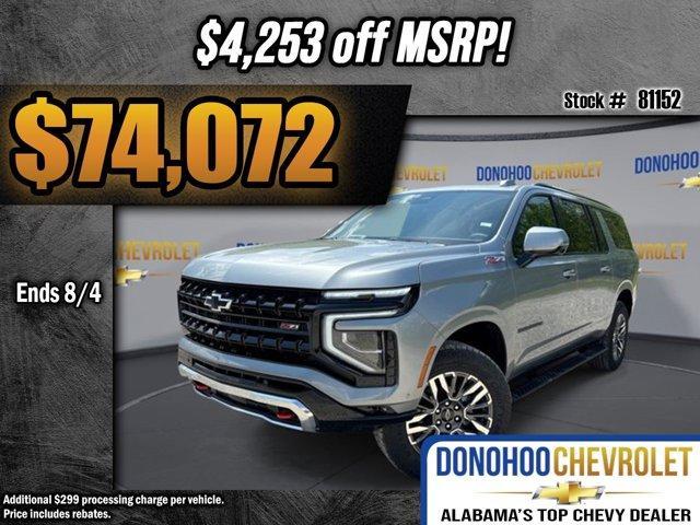 new 2025 Chevrolet Suburban car, priced at $74,072