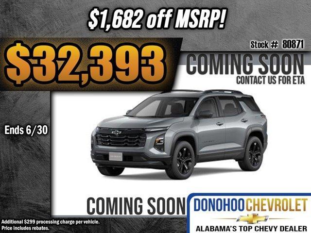 new 2026 Chevrolet Equinox car, priced at $32,393