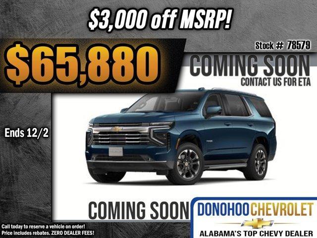 new 2025 Chevrolet Tahoe car, priced at $65,880