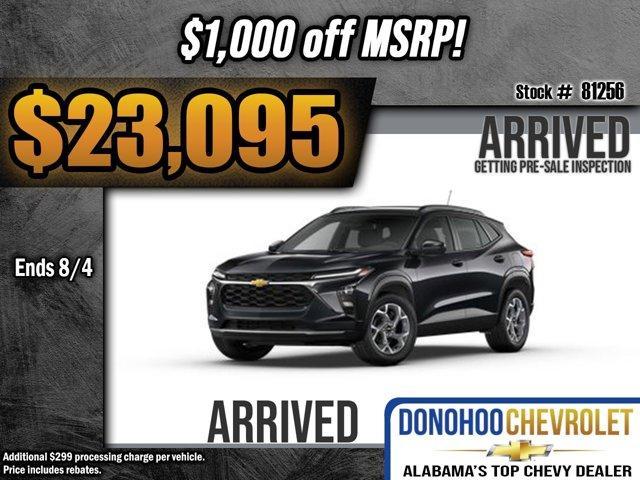 new 2025 Chevrolet Trax car, priced at $23,095