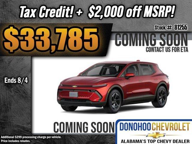 new 2025 Chevrolet Equinox EV car, priced at $33,785