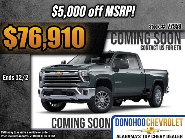 new 2025 Chevrolet Silverado 2500 car, priced at $76,910