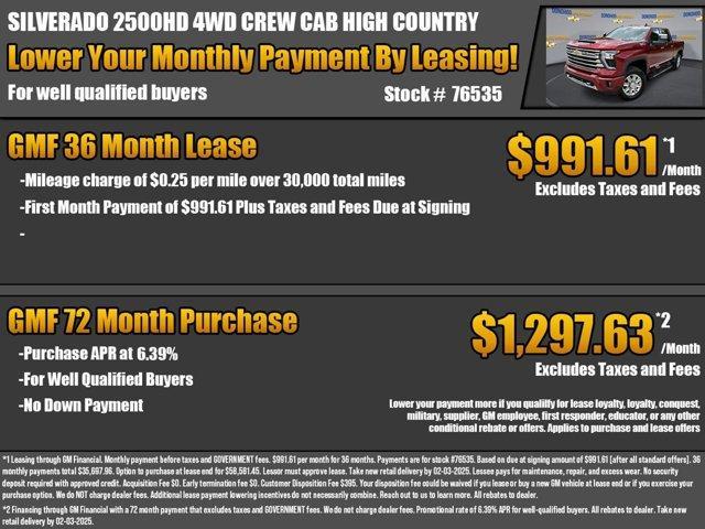 new 2024 Chevrolet Silverado 2500 car, priced at $77,435