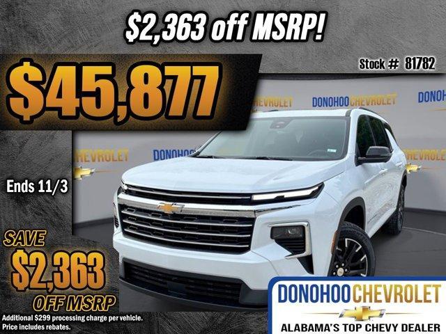 new 2026 Chevrolet Traverse car, priced at $45,877