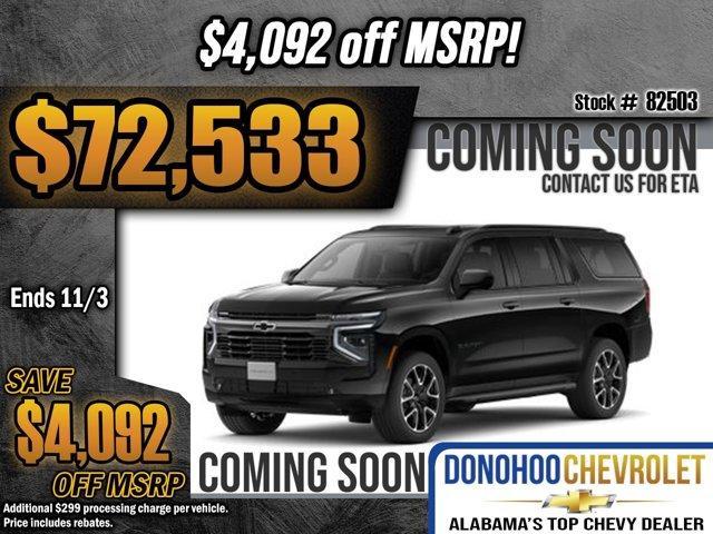new 2026 Chevrolet Suburban car, priced at $72,533
