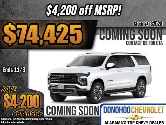new 2026 Chevrolet Suburban car, priced at $74,425
