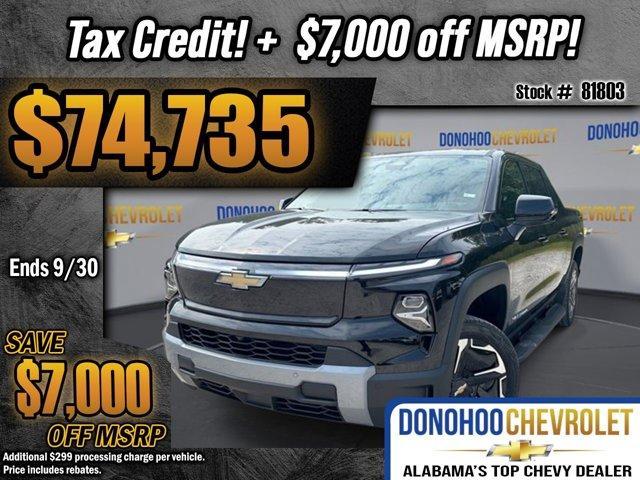 new 2026 Chevrolet Silverado EV car, priced at $74,735