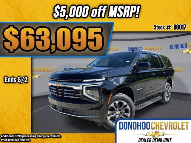 new 2025 Chevrolet Tahoe car, priced at $63,095