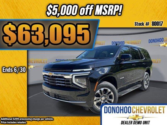 new 2025 Chevrolet Tahoe car, priced at $63,095