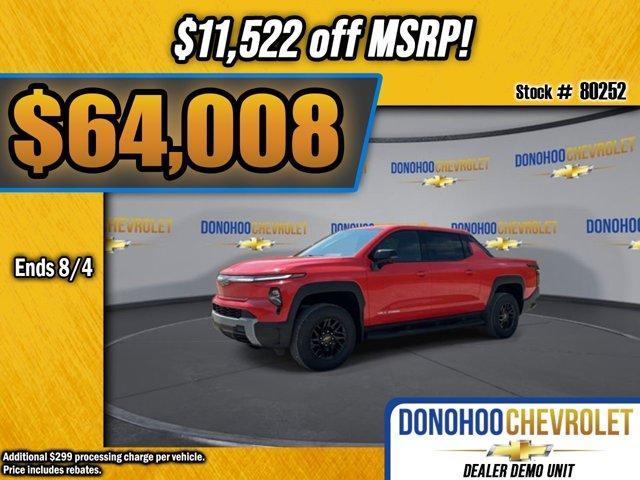 new 2025 Chevrolet Silverado EV car, priced at $64,008