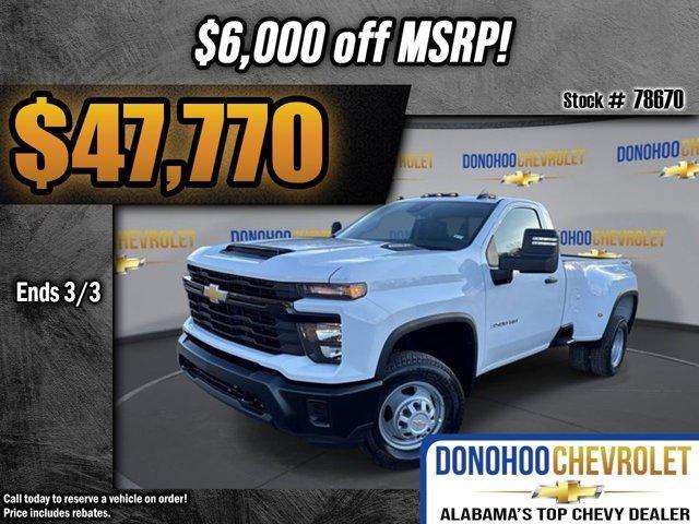 new 2025 Chevrolet Silverado 3500 car, priced at $47,770