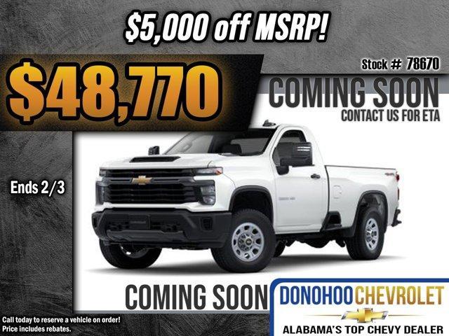 new 2025 Chevrolet Silverado 3500 car, priced at $48,770