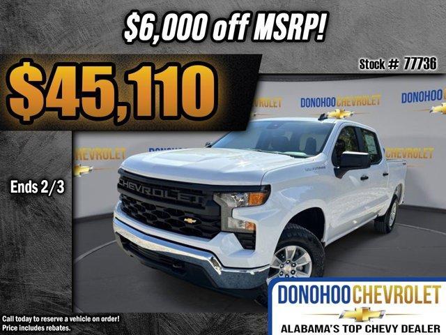 new 2025 Chevrolet Silverado 1500 car, priced at $45,110