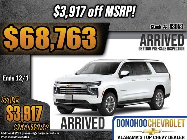 new 2026 Chevrolet Suburban car, priced at $68,763