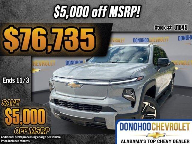 new 2026 Chevrolet Silverado EV car, priced at $76,735