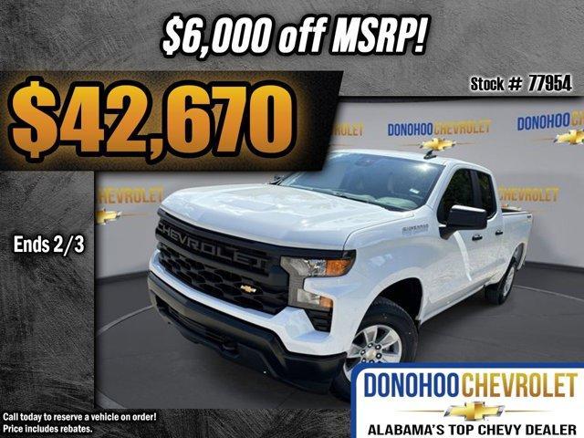 new 2025 Chevrolet Silverado 1500 car, priced at $42,670