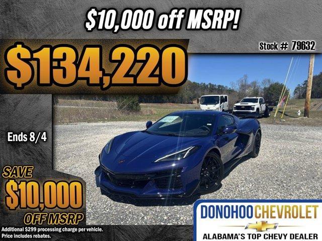 new 2025 Chevrolet Corvette car, priced at $134,220
