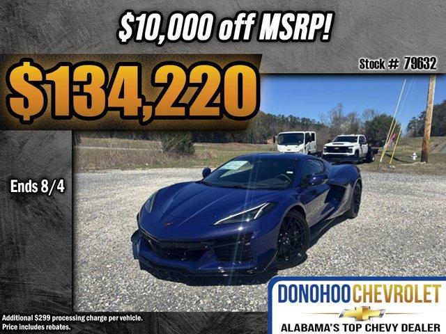 new 2025 Chevrolet Corvette car, priced at $134,220