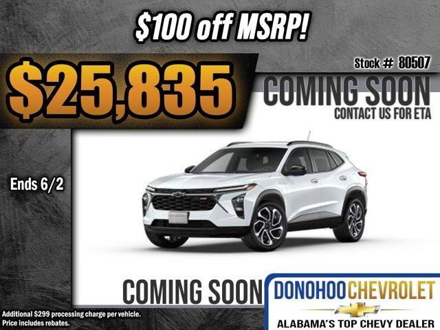 new 2025 Chevrolet Trax car, priced at $25,835