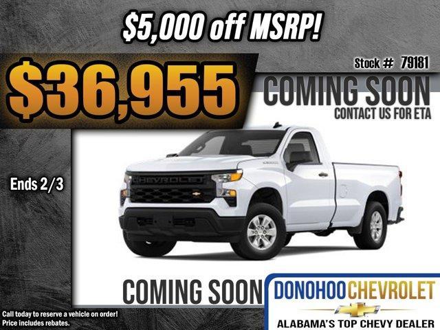 new 2025 Chevrolet Silverado 1500 car, priced at $36,955