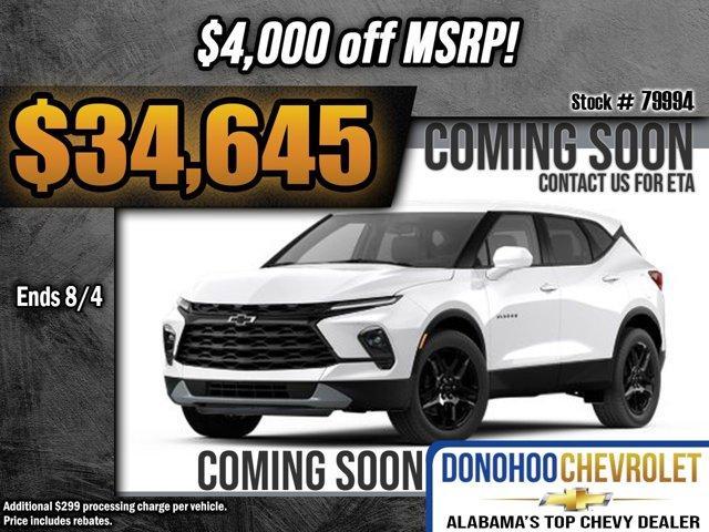 new 2025 Chevrolet Blazer car, priced at $34,645