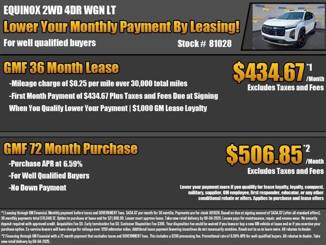 new 2026 Chevrolet Equinox car, priced at $30,075