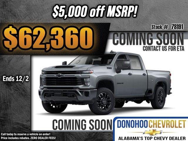 new 2025 Chevrolet Silverado 2500 car, priced at $62,360