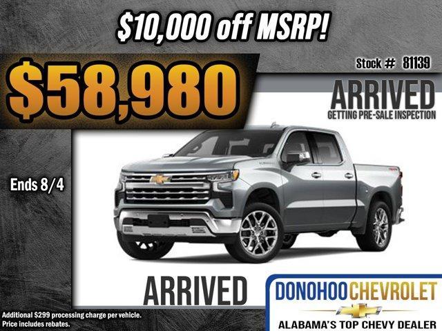 new 2025 Chevrolet Silverado 1500 car, priced at $58,980