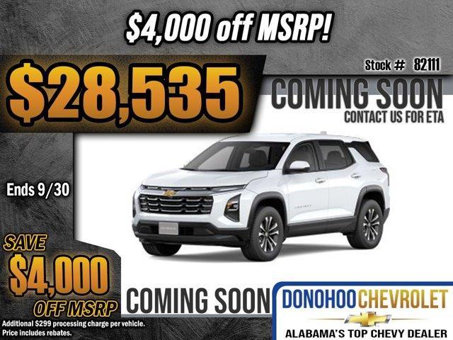 new 2026 Chevrolet Equinox car, priced at $28,535
