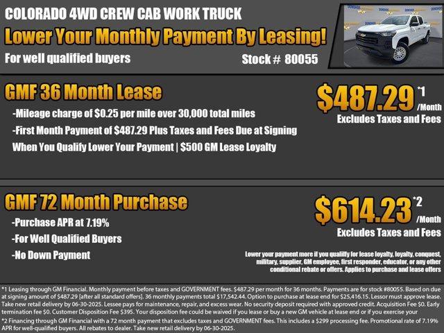 new 2025 Chevrolet Colorado car, priced at $35,835