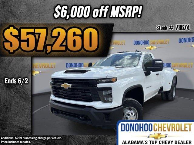 new 2025 Chevrolet Silverado 3500 car, priced at $57,260