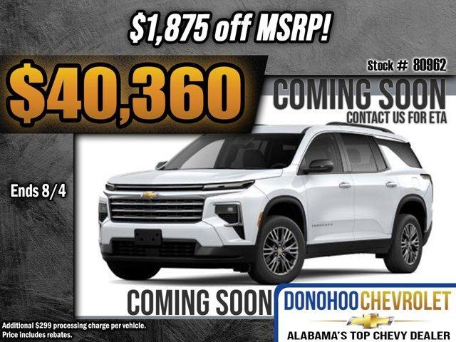 new 2025 Chevrolet Traverse car, priced at $40,360