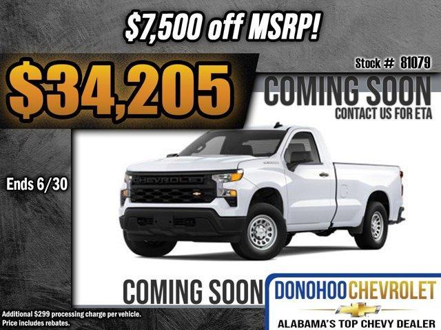 new 2025 Chevrolet Silverado 1500 car, priced at $34,205