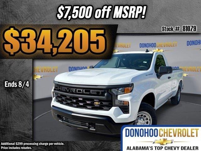 new 2025 Chevrolet Silverado 1500 car, priced at $34,205