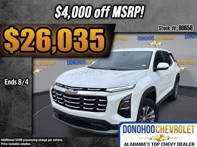 new 2026 Chevrolet Equinox car, priced at $26,035