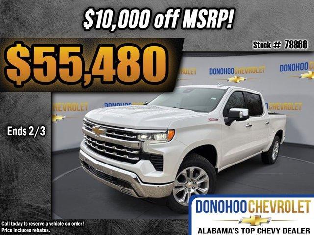 new 2025 Chevrolet Silverado 1500 car, priced at $55,480