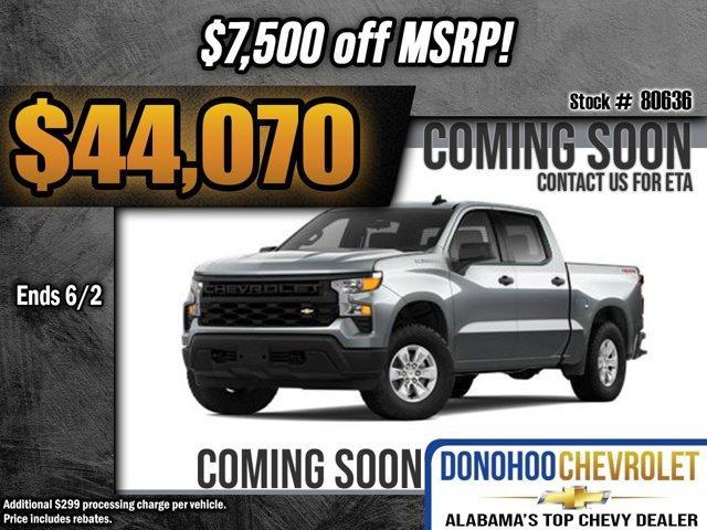 new 2025 Chevrolet Silverado 1500 car, priced at $44,070