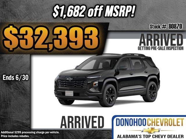 new 2026 Chevrolet Equinox car, priced at $32,393