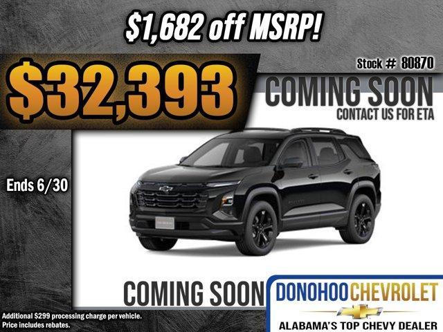 new 2026 Chevrolet Equinox car, priced at $32,393
