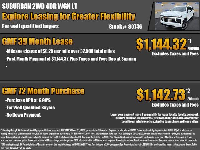 new 2025 Chevrolet Suburban car, priced at $67,045