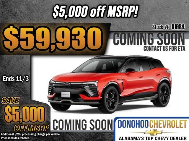 new 2026 Chevrolet Blazer EV car, priced at $59,930